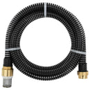 sugeslange med messingkoblinger 1,1" 10 m PVC sort