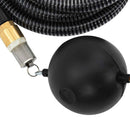sugeslange med messingkoblinger 1,1" 15 m PVC sort