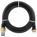 sugeslange med messingkoblinger 1,1" 25 m PVC sort