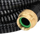 sugeslange med messingkoblinger 1,1" 25 m PVC sort