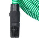 sugeslange med messingkoblinger 1" 10 m PVC grøn