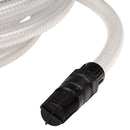 sugeslange med messingkoblinger 1" 10 m PVC Transparent