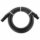 sugeslange med messingkoblinger 1" 4 m PVC sort