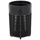 sugeslange med messingkoblinger 1" 4 m PVC sort