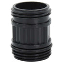 sugeslange med messingkoblinger 1" 4 m PVC sort