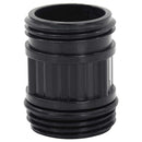 sugeslange med messingkoblinger 1" 7 m PVC sort