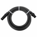 sugeslange med messingkoblinger 1" 10 m PVC sort