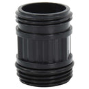 sugeslange med messingkoblinger 1" 10 m PVC sort