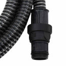 sugeslange med messingkoblinger 1" 10 m PVC sort