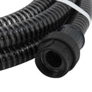 sugeslange med messingkoblinger 1" 10 m PVC sort