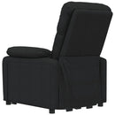 eldrevet massagestol stof sort
