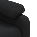 eldrevet massagestol stof sort