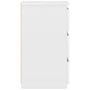 sengebord 2 stk. 40x35x62,5 cm konstrueret træ hvid