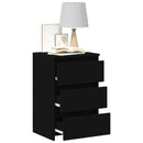 sengeborde 2 stk. 40x35x62,5 cm konstrueret træ hvid