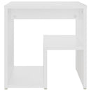 sengeborde 2 stk. 40x30x40 cm konstrueret træ hvid
