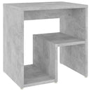 sengeborde 2 stk. 40x30x40 cm konstrueret træ betongrå