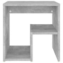 sengeborde 2 stk. 40x30x40 cm konstrueret træ betongrå