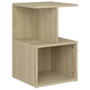 sengebord 35x35x55 cm konstrueret træ sonoma-eg