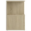sengebord 35x35x55 cm konstrueret træ sonoma-eg