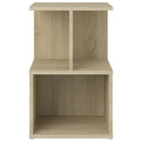 sengeskabe 2 stk. 35x35x55 cm konstrueret træ sonoma-eg