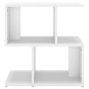 sengebord 50x30x51,5 cm konstrueret træ hvid