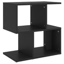sengebord 50x30x51,5 cm konstrueret træ sort
