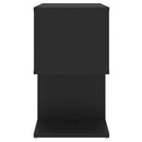 sengebord 50x30x51,5 cm konstrueret træ sort