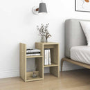sengebord 50x30x51,5 cm konstrueret træ sonoma-eg