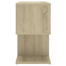 sengebord 50x30x51,5 cm konstrueret træ sonoma-eg