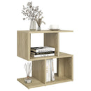 sengeborde 2 stk. 50x30x51,5 cm konstrueret træ sonoma-eg