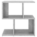 sengebord 50x30x51,5 cm konstrueret træ betongrå