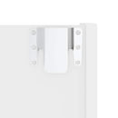 væghængt skoskab 4 stk. 60x18x60 cm konstrueret træ hvid