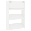 væghængt skoskab 60x18x90 cm spånplade hvid