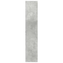 væghængte skoskabe 2 stk. 60x18x90 cm spånplade betongrå