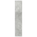 væghængt skoskab 80x18x90 cm spånplade betongrå