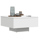 sofabord 60x60x31,5 cm konstrueret træ hvid
