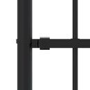 havehegn Woerden med spydtop sort 240x100 cm stål