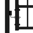 hegnslåge KAMPEN med spydtop sort 302x172 cm stål