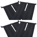 soldrevne varmepaneler til pool 4 stk. 80x310 cm