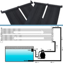 soldrevne varmepaneler til pool 4 stk. 80x310 cm
