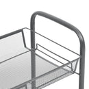køkkenvogn med 5 hylder 46x26x105 cm jern grå