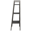 stigereol med 3 hylder 56x35x108 cm sort