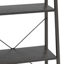 stigereol med 3 hylder 56x35x108 cm sort