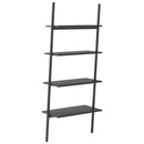 stigereol med 4 hylder 64x34x150,5 cm sort