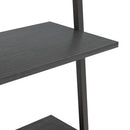 stigereol med 4 hylder 64x34x150,5 cm sort
