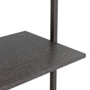 stigereol med 3 hylder 64x35x120,5 cm sort