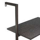 stigereol med 3 hylder 64x35x120,5 cm sort