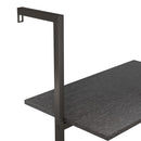 stigereol med 4 hylder 64x35x152,5 cm sort