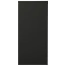 skab med skydelåger 90x40x90 cm stål antracitgrå