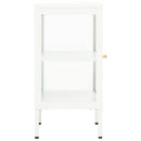 skænk 38x35x70 cm metal og glas